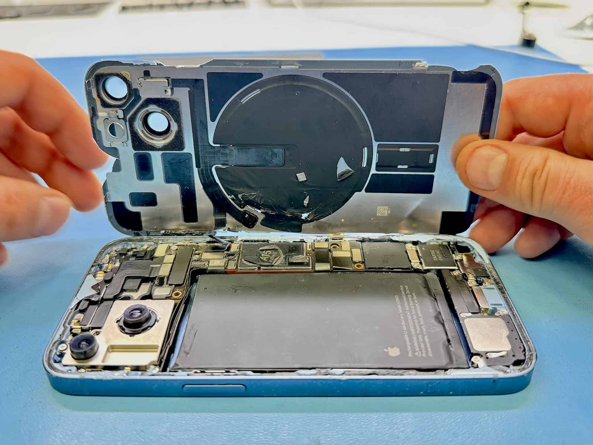 Professional battery replacement process