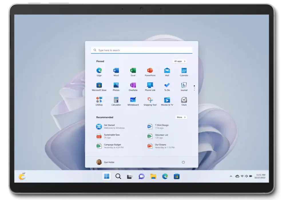Surface Pro 9 tablet