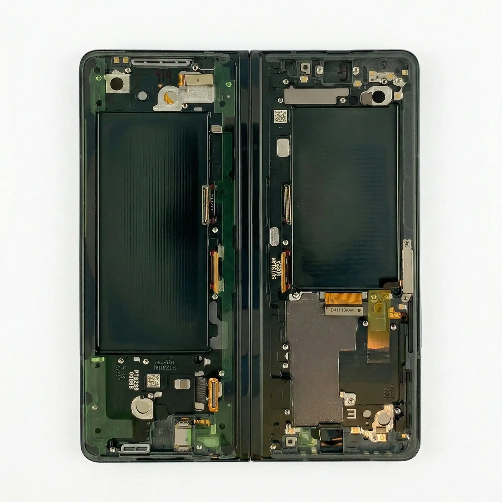 Samsung Galaxy Z Fold inner screen replacement with frame assembly — repair at Fixfactor London